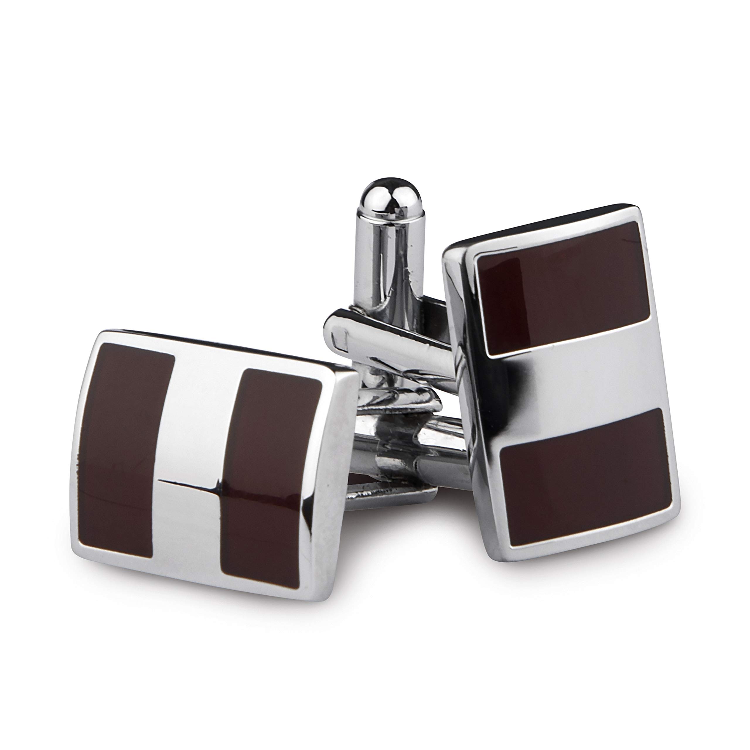 The Embellished Brown Cufflinks for Men