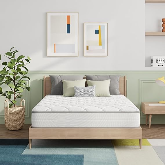 Novilla Twin XL Mattress 8 inch, Hybrid Twin XL Size