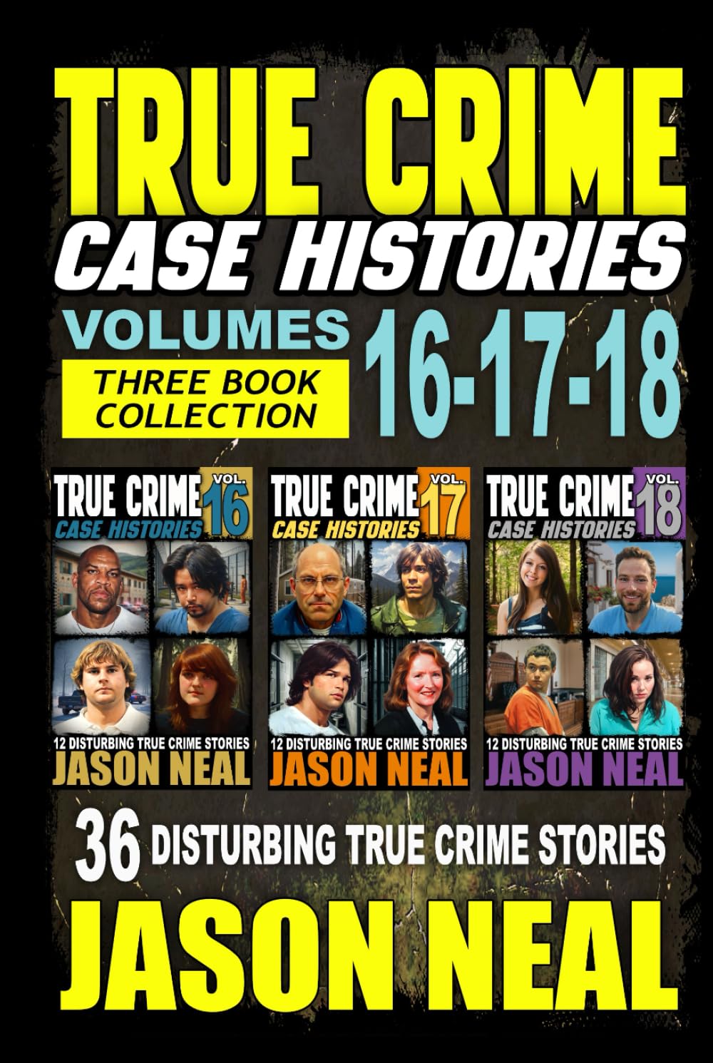 True Crime Case Histories - (Books 16, 17, & 18): 36 Disturbing Stories True Crime Stories: 6