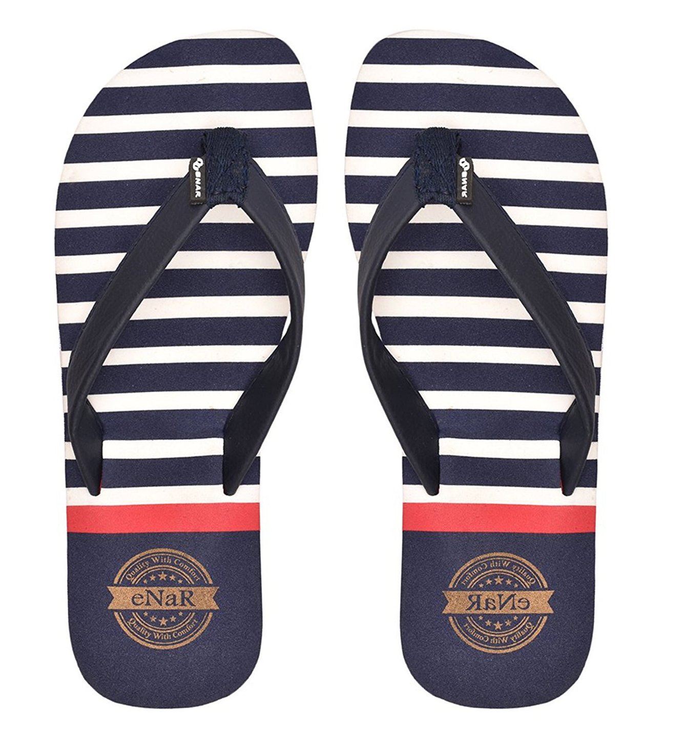 eNaR Women's Navy Color Flip-Flops and House Slippers