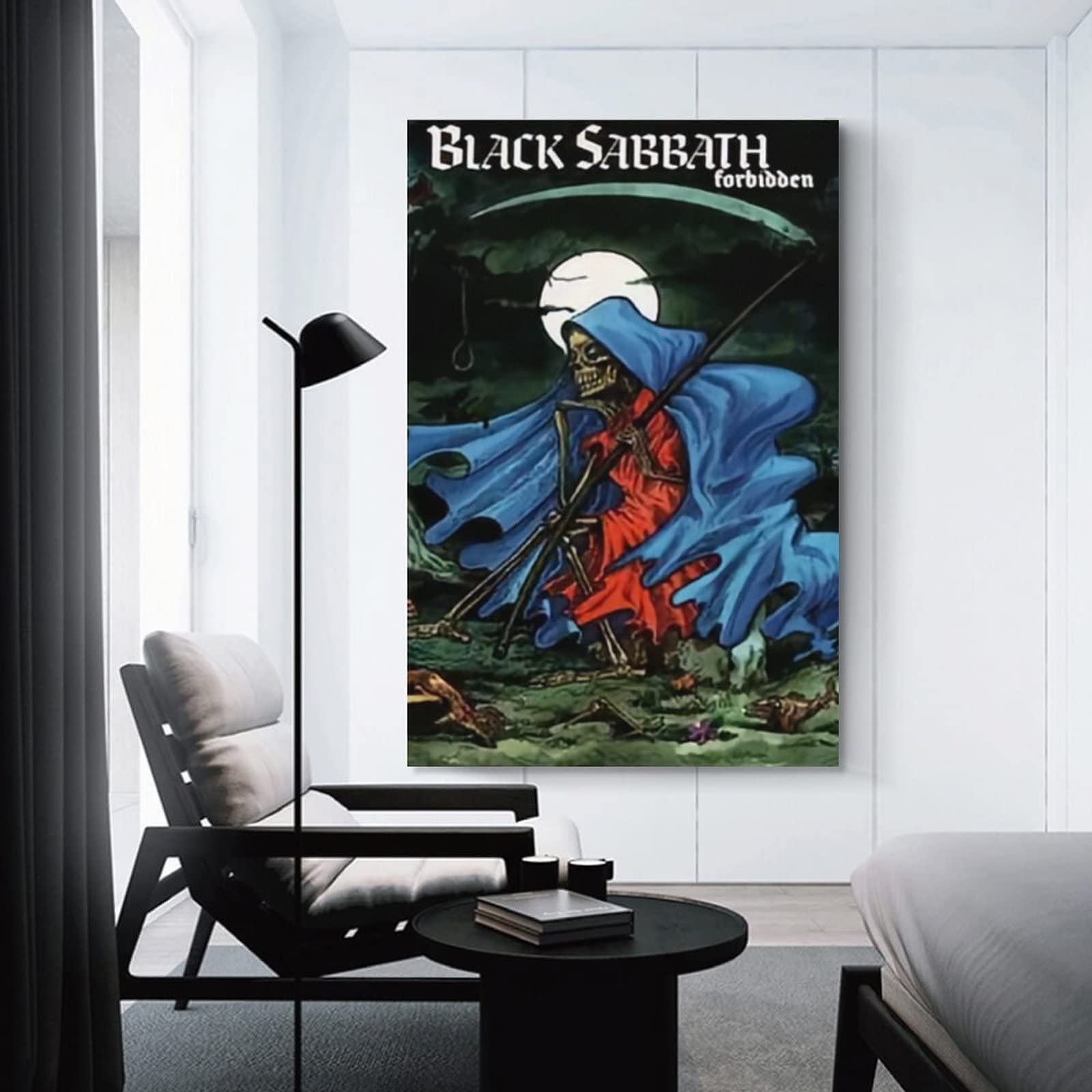 Poster Black Sabbath Sur Toile 40x60 Cm – Décoration Murale Salon Ou Chambre – Impression Haute Qualité - 13