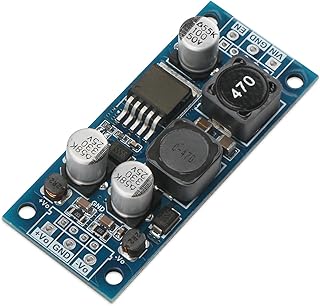 DROK Micro Boost Voltage Converter DC 4.8-35V to DC ±15V Positive Negative Dual Output Module 660mA Power Regulator Step Up Volts Transformer Board for OP-Amps