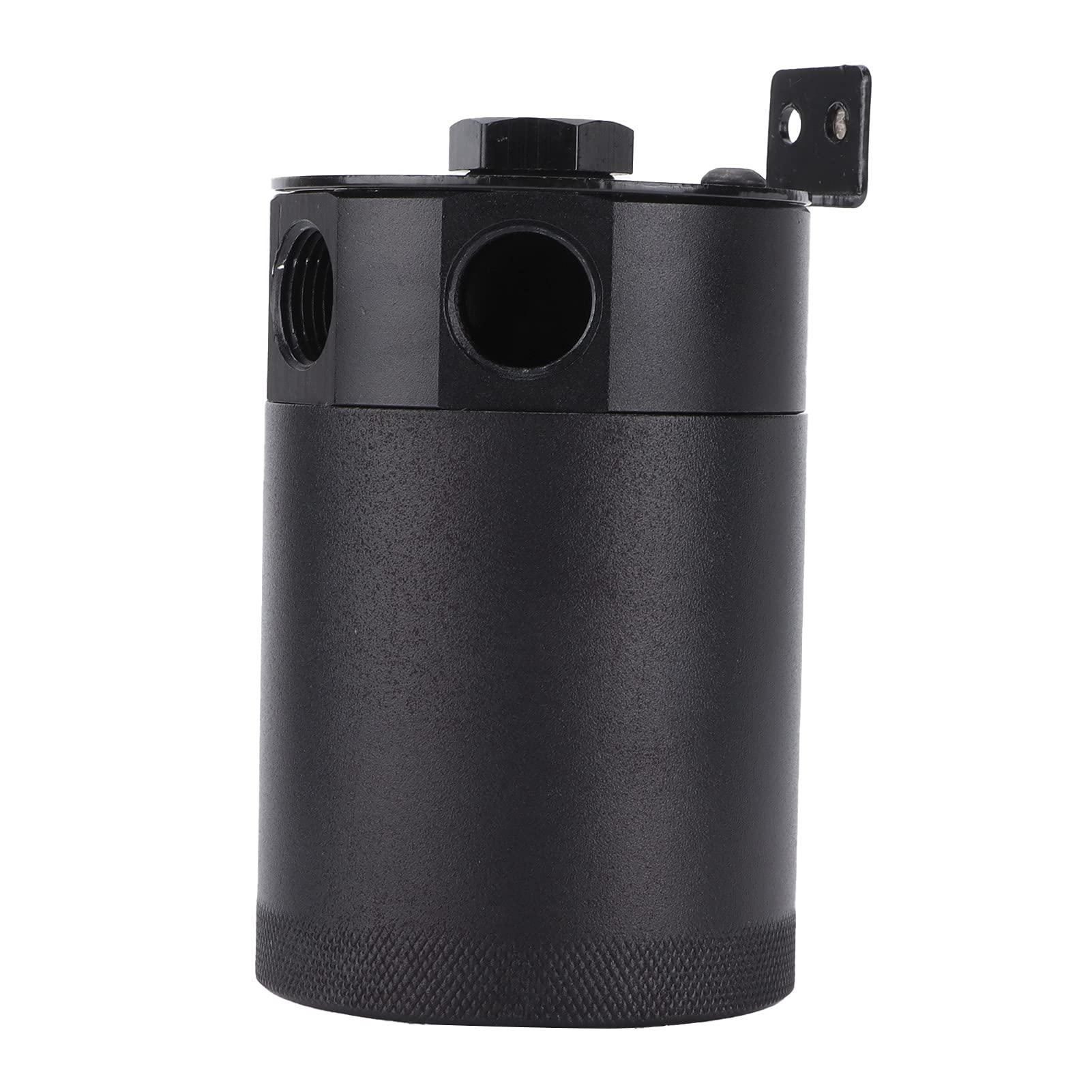 Raccolta Vapori Olio 3 Porte Oil Can Oil Catch Oil Separator in Lega di Alluminio Universale 10mm 15mm con Valvola e Filtro Aria per Sistema Recupero Vapori Auto