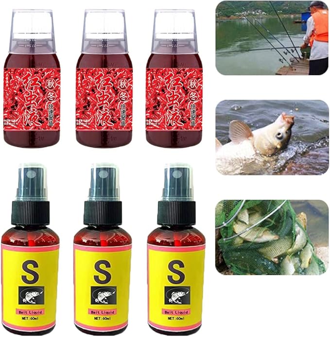 Red Worm Scent Fish attractants for baits，Red Worm Liquid
