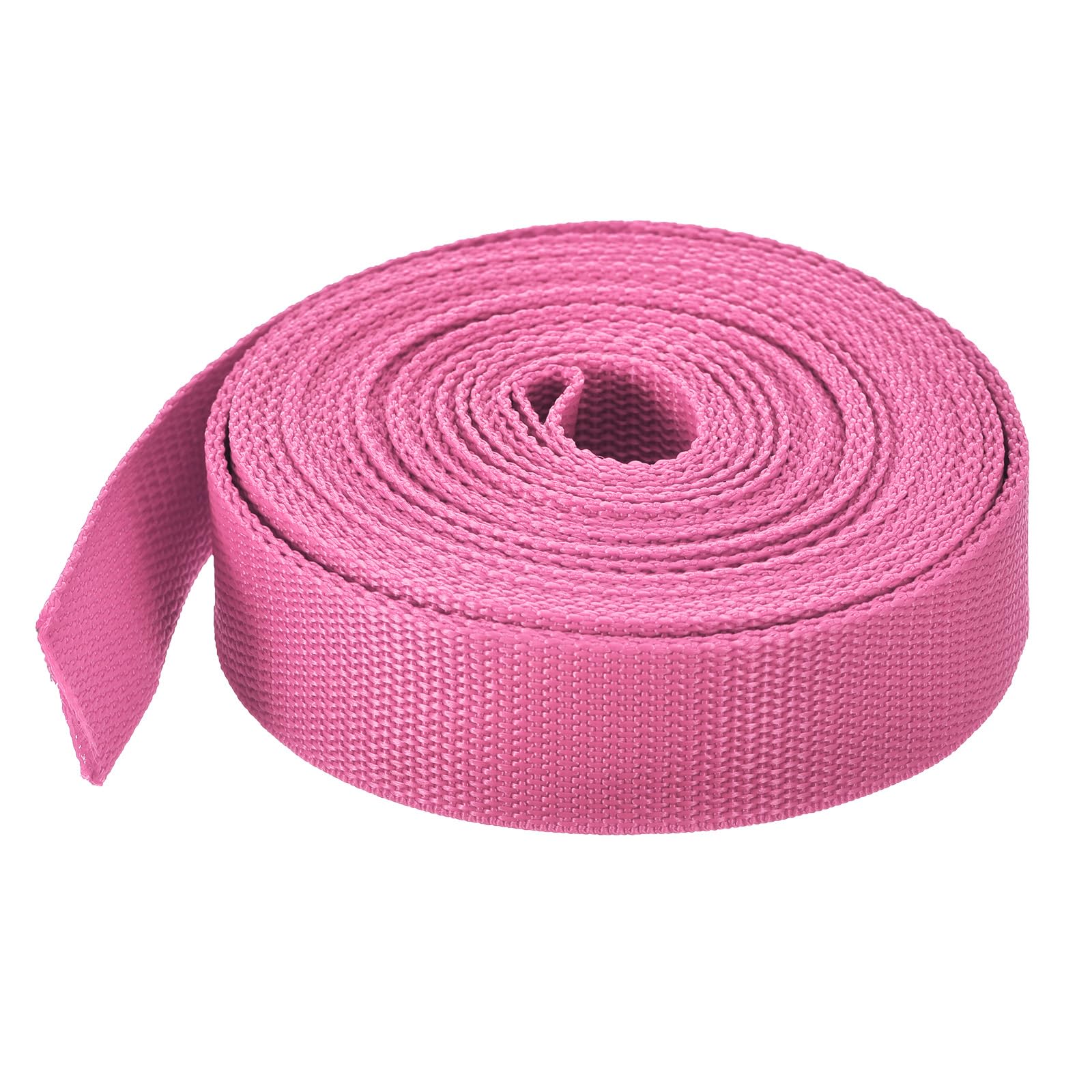MECCANIXITY Lightweight Polypropylene Webbing Strap 1.5" 10 Yard Backpack Strapping Band Rose Red for Outdoor Luggage Cargo Straps