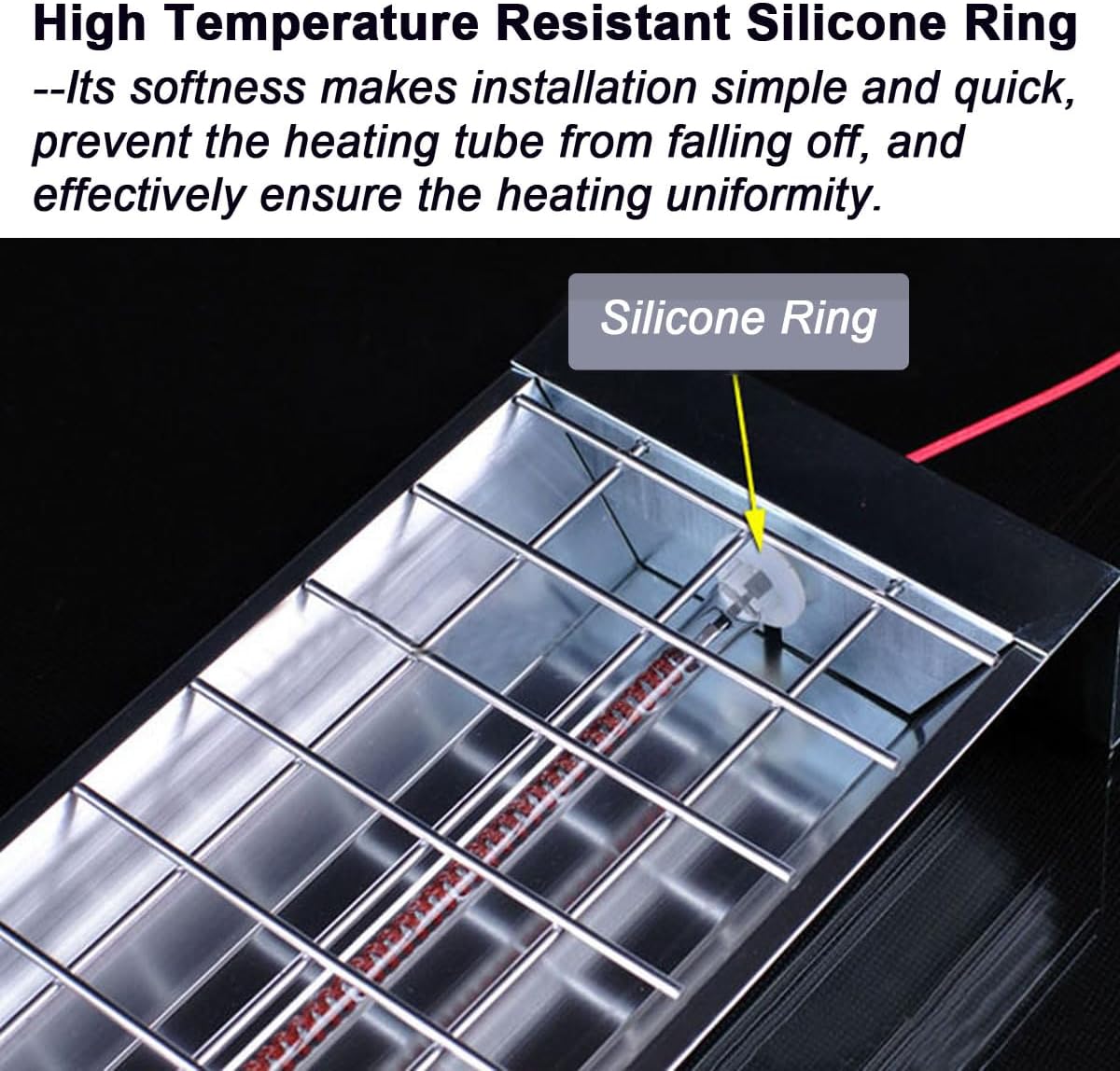 INTBUYING 220V Paint Booth Heater Baking Infrared Paint Curing Lamp with 2 Tubes 2000W