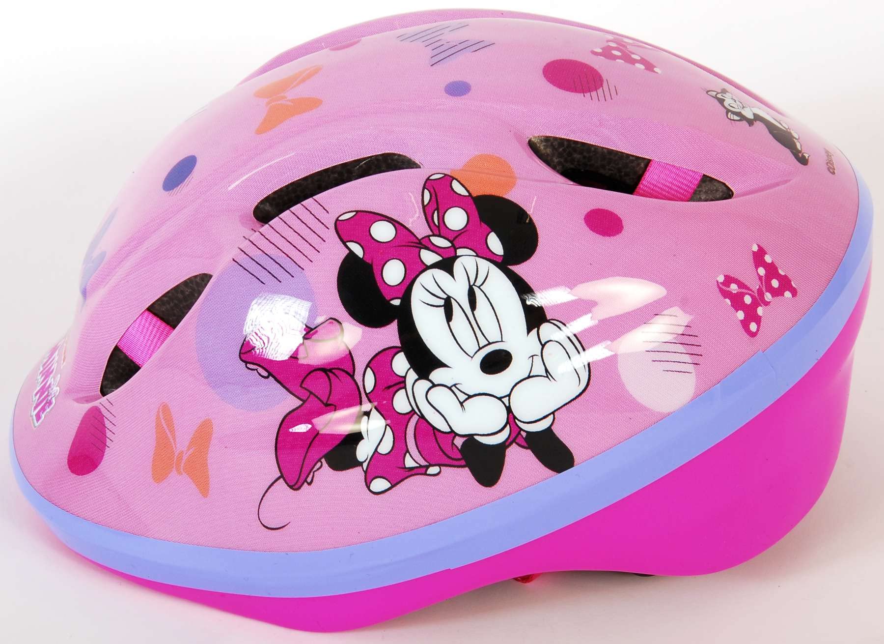 Casco Disney Minnie 35245 para niños de 3 a 12 años, Ajustable, diámetro 52-56 cm