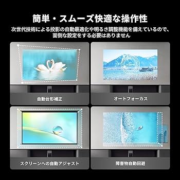 Amazon.co.jp: XGIMI Halo+ モバイルプロジェクター 高輝度