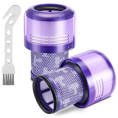 2 Pack Filters Replacement for Dyson V11 Cordless Vacuum, Dyson V11 Torque Drive, V11 Animal, V15 Detect, Compare to Part # 970013-02