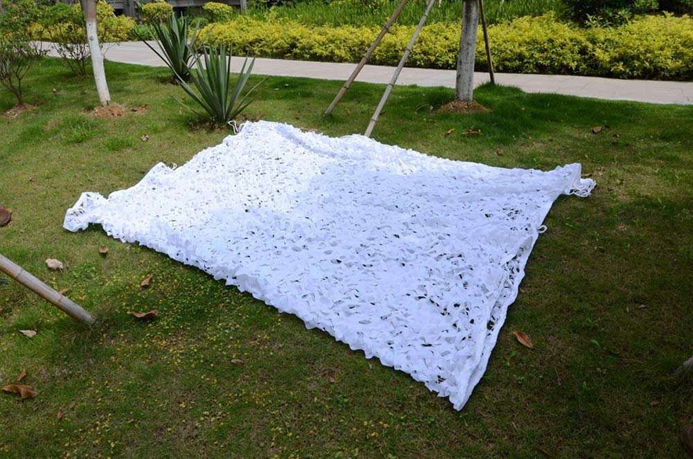 Red de Camuflaje de Color Blanco Nieve de Camuflaje Neta 3x4M （9,8x13ft）
