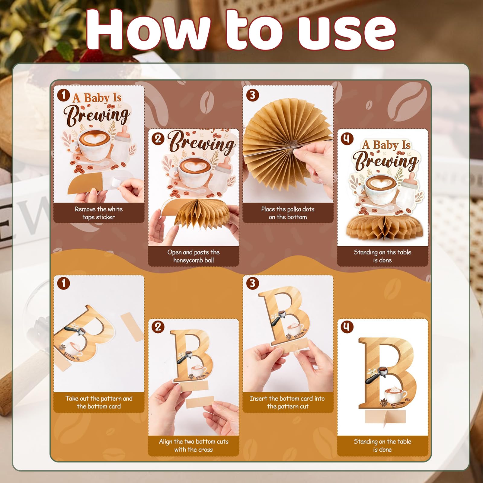 Lot De 9 Centres De Table En Nid D'abeille Sur Le Thème Des Reptiles Fournitures