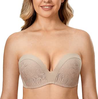 6 Pièces Soutien-Gorge Bandeau De Femmes Bralette Sans Bretelles Bandeau Sans Couture Soutien