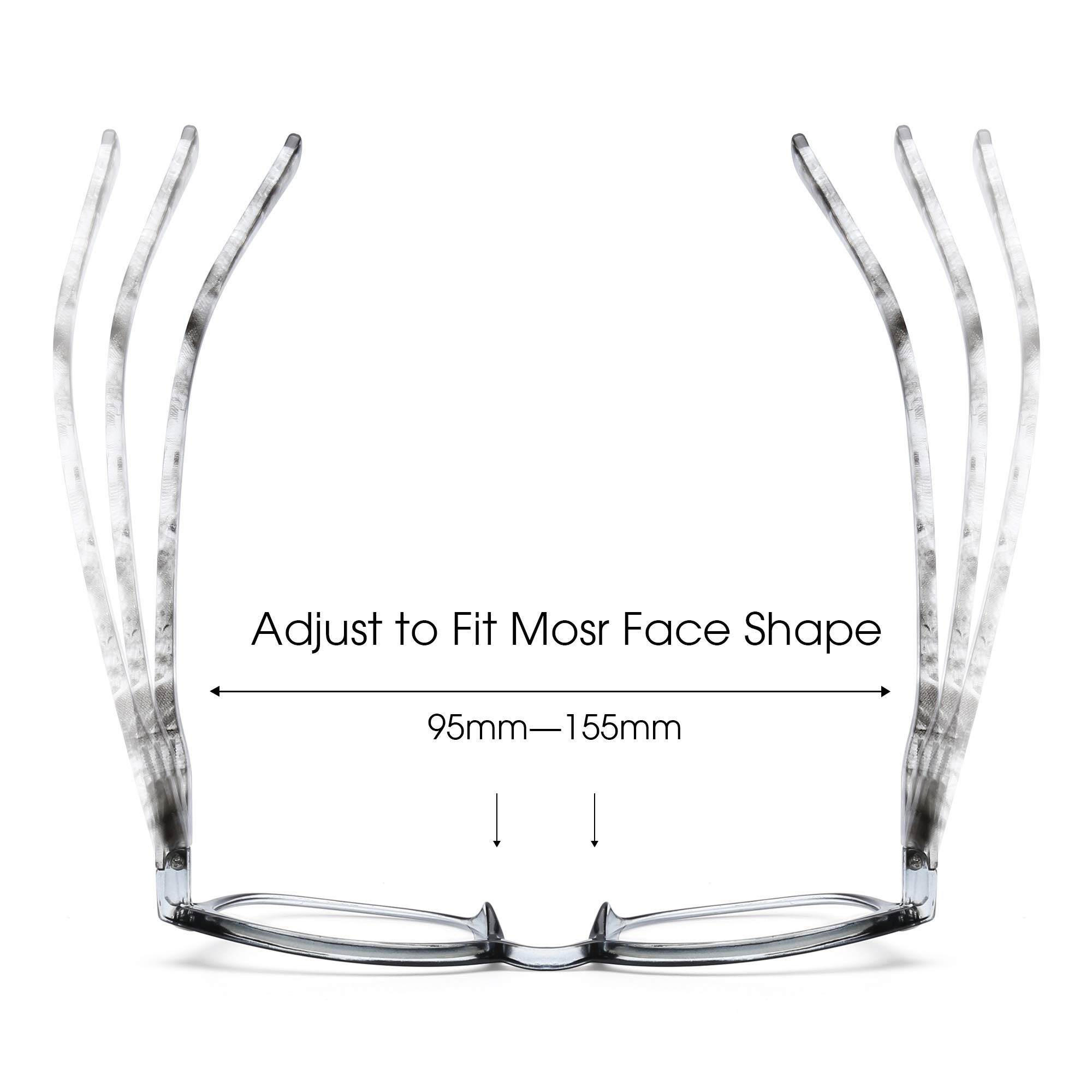 JM Gafas de Presbicia y Lectura. Cómodas y Duraderas con un Diseño Único. Para Mujer. [Pack 4 Unidades] - 5