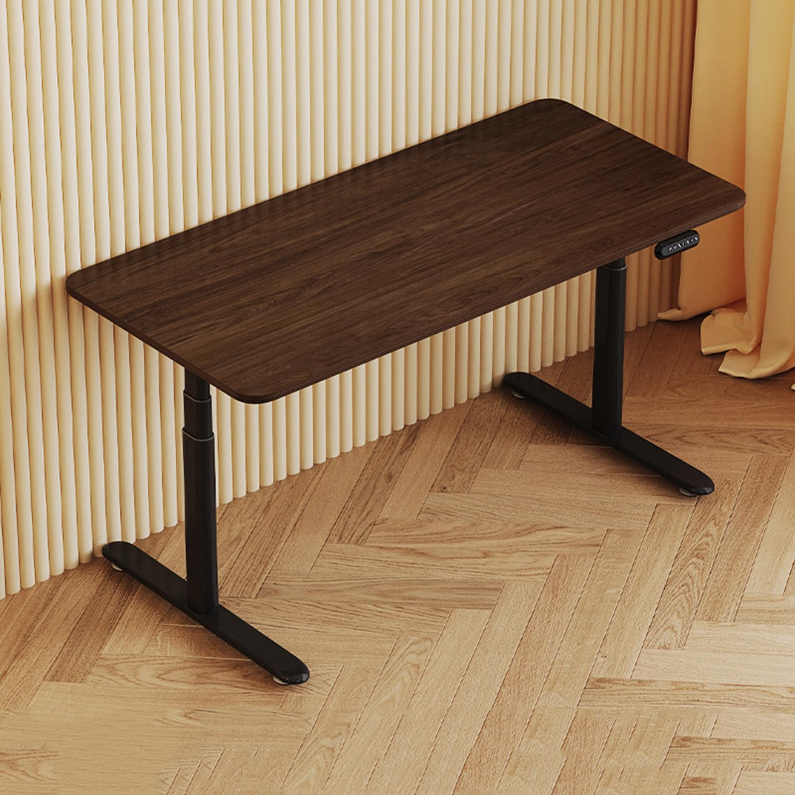MYUYEE Standing Desk, Adjustable Computer Desk Sit-Stand Monitor Riser Desktop Lift With 4 Memory Function, 60-125Cm Height (E-120X60Cm)