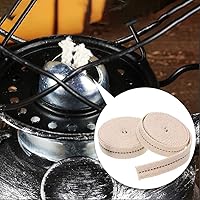 Vista 7 de 3 rollos de mecha de algodón para lámpara de aceite, linternas de aceite de repuesto para lámparas de aceite y quemadores de aceite