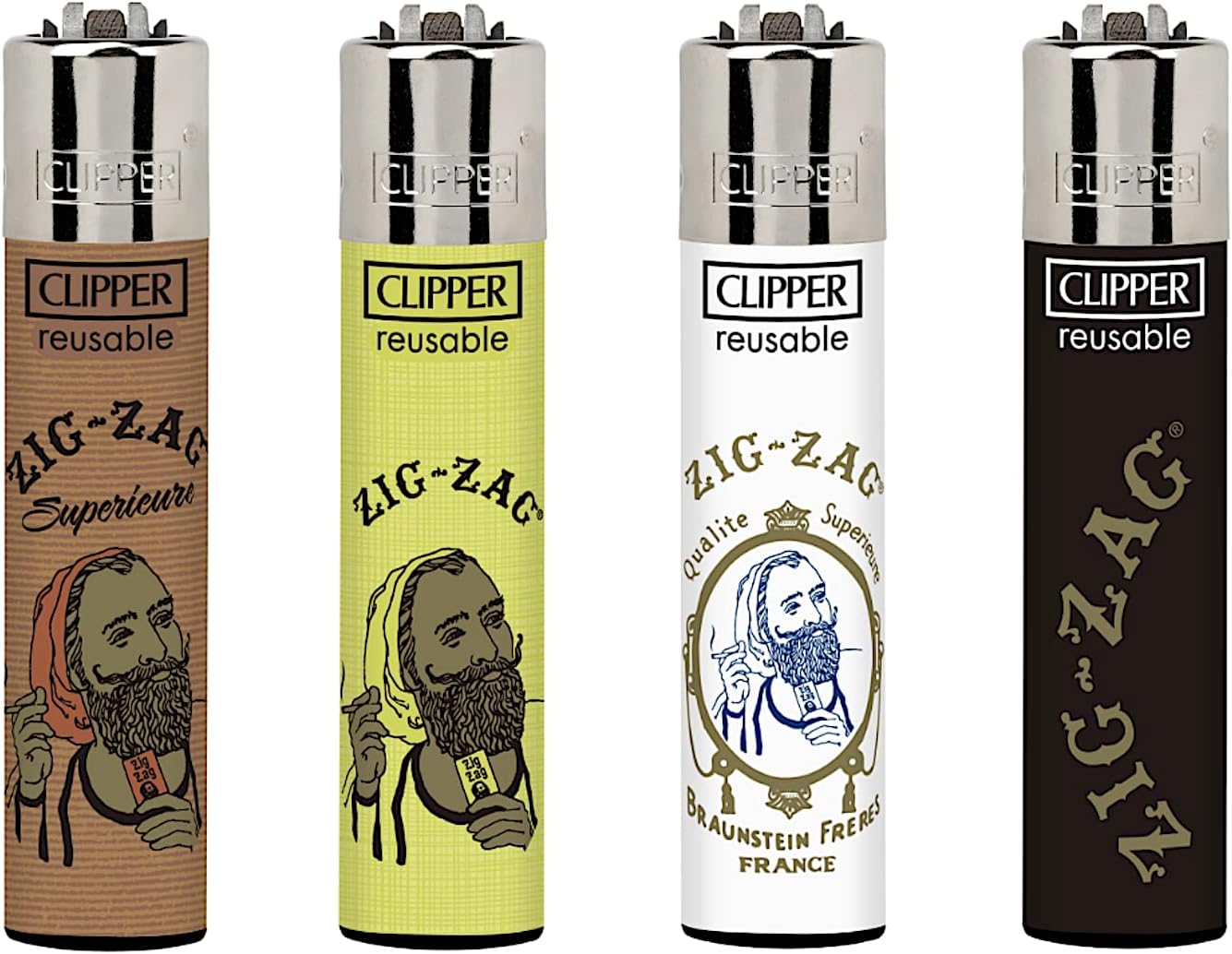 Encendedor Clipper 4 Unidades (Zig Classic)