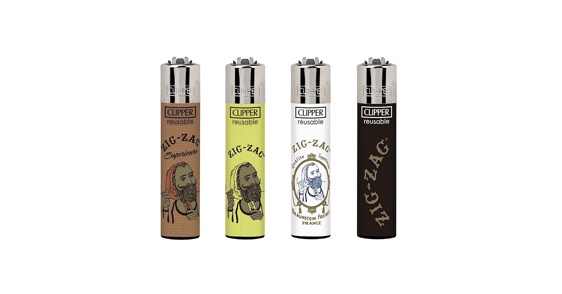 Amazon.com: Clipper Lighter 4 Pack (Zig Classic) : Health