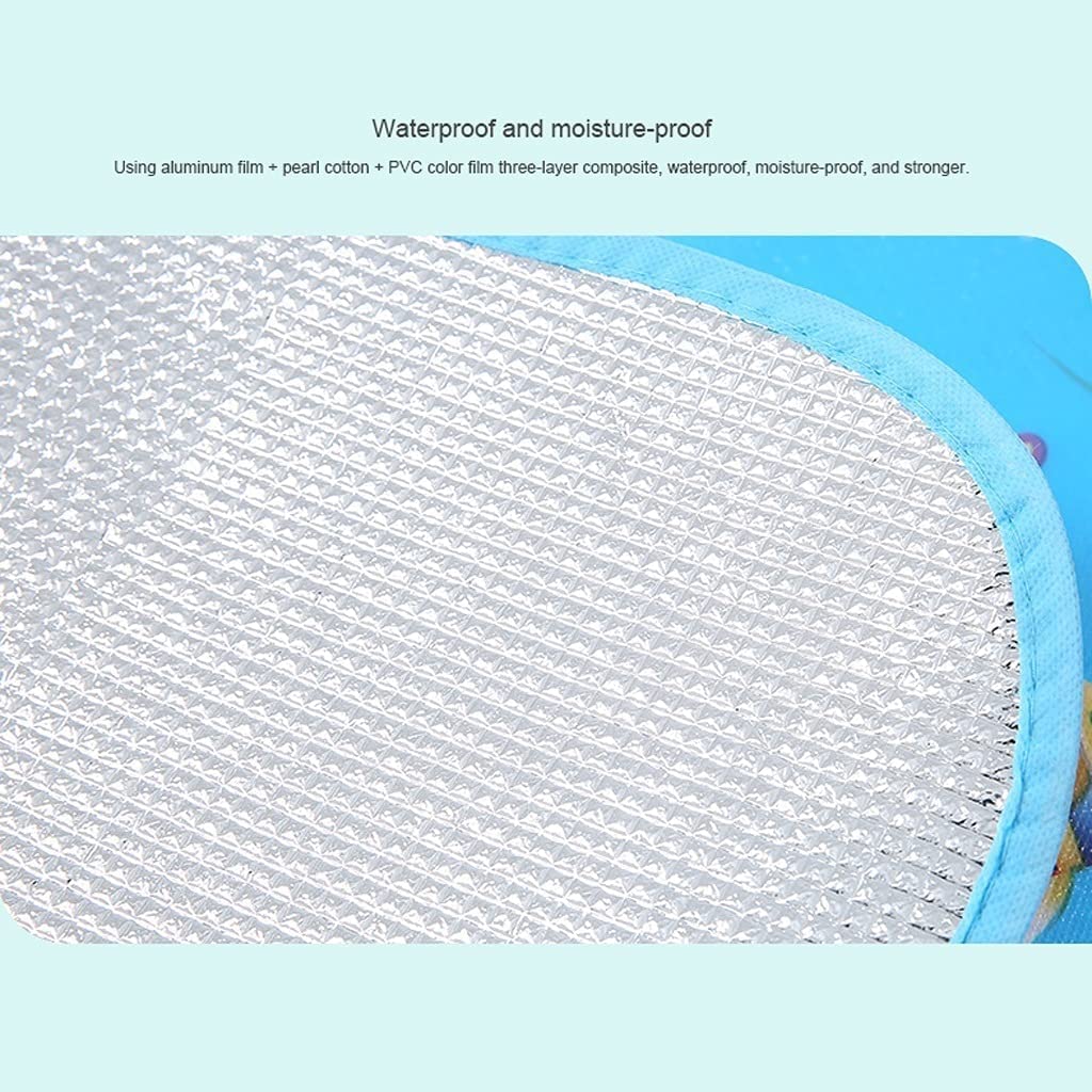 Coperta da Picnic Impermeabile 150 cm Tappetino da Spiaggia per Campeggio Viaggio
