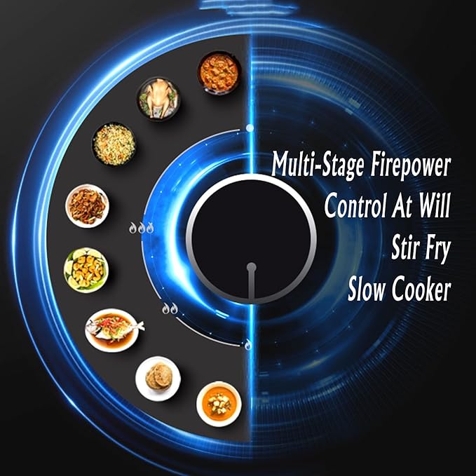 Estufa de Gas 2 Puestos, Vidrio Templado, Encendido Automático, 5.2KW miniatura 9