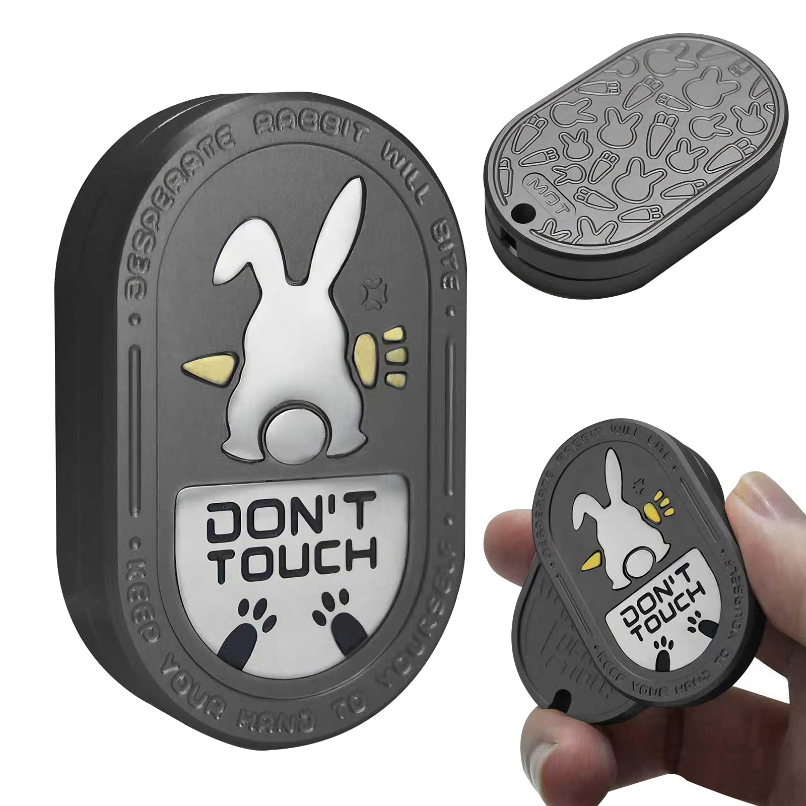 7JI Fidget Slider Metal,Fidget Push Card Magnet,Diseño de Conejo, Juguete para Adultos con TDAH,Regalos Antiestrés,Juguete Decompresión ,Alivio del Estrés en La Oficina 7JI Fidget Slider Metal,Fidget Push Card Magnet,Diseño de Conejo, Juguete para Adultos con TDAH,Regalos Antiestrés,Juguete Decompresión ,Alivio del Estrés en La Oficina