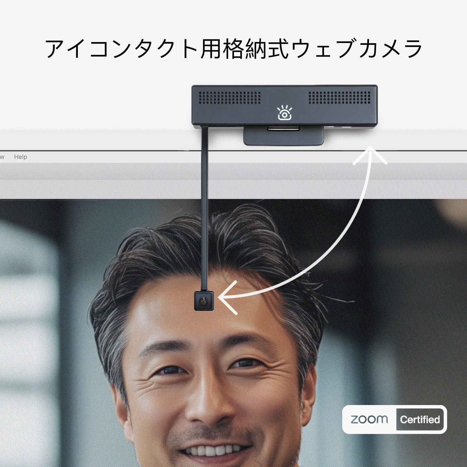 Amazon.co.jp: アイコンタクト機能搭載 Pro 4K HDウェブカメラ＆ライト