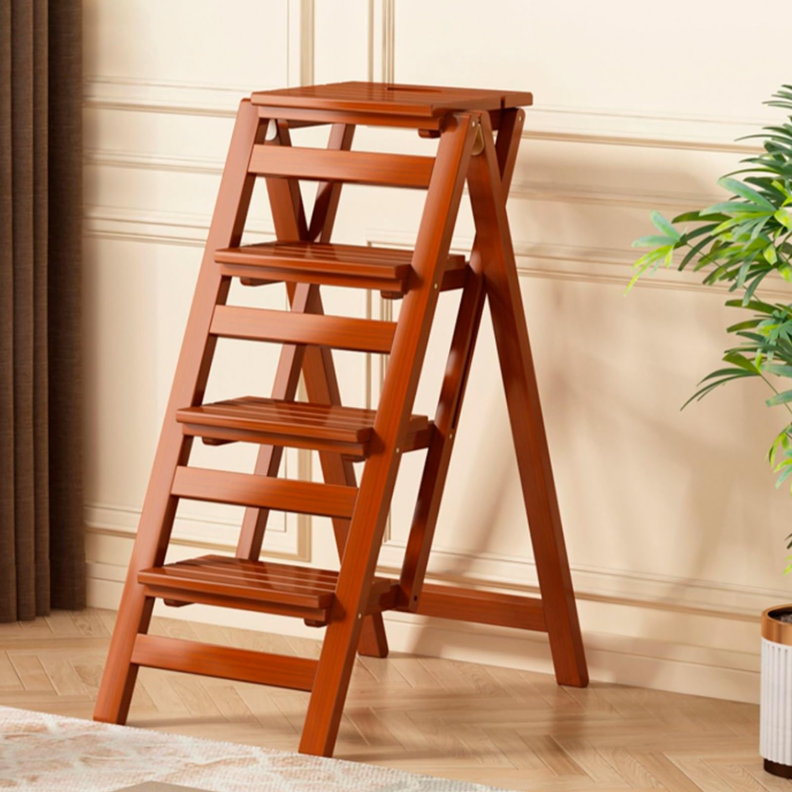 Chaise de cuisine rétro pliante pour gagner de la place