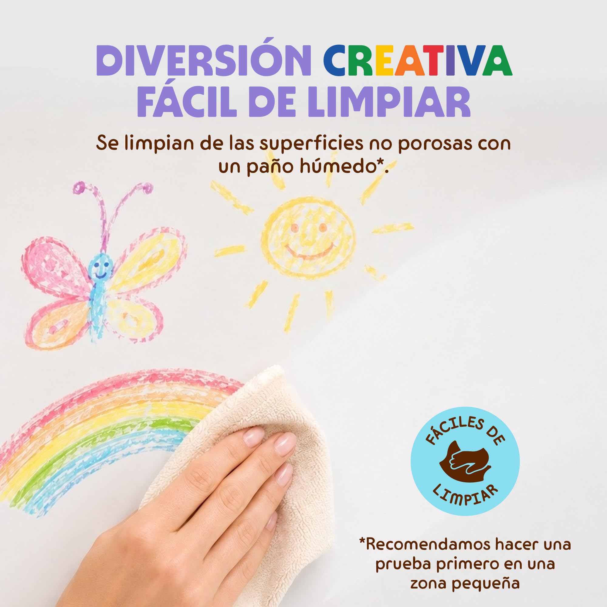 Honeysticks Crayones de Baño Super Jumbo (Paquete de 7) No Tóxicos | Cera de Abejas, para Niños de 1 a 3 y 4 a 8 Años, Colores Calidad Alimentaria, sin Fragancia, No Irritantes, Excelente Regalo