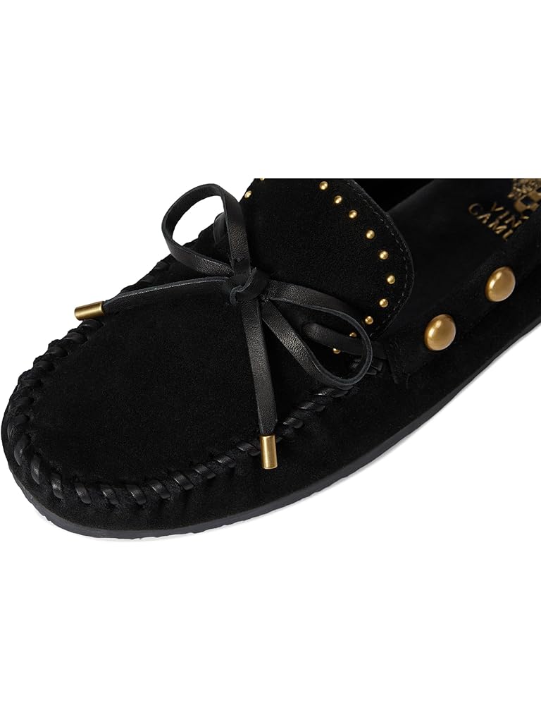 Black Vince Camuto Sennett Studded Mocassin