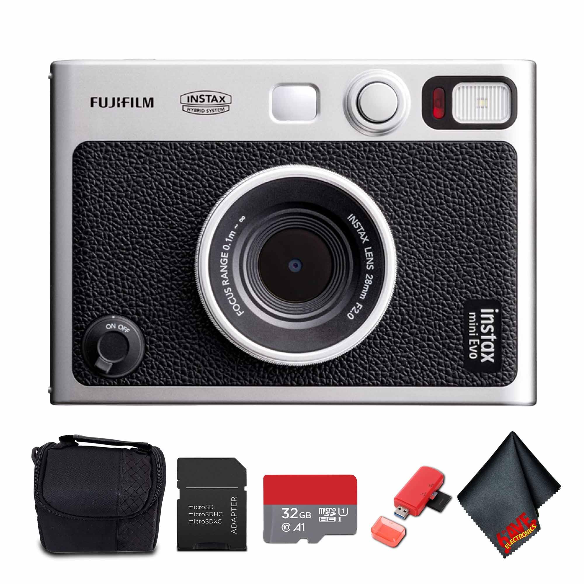 Amazon.com : FUJIFILM INSTAX MINI EVO Instant Camera (Black) Photo