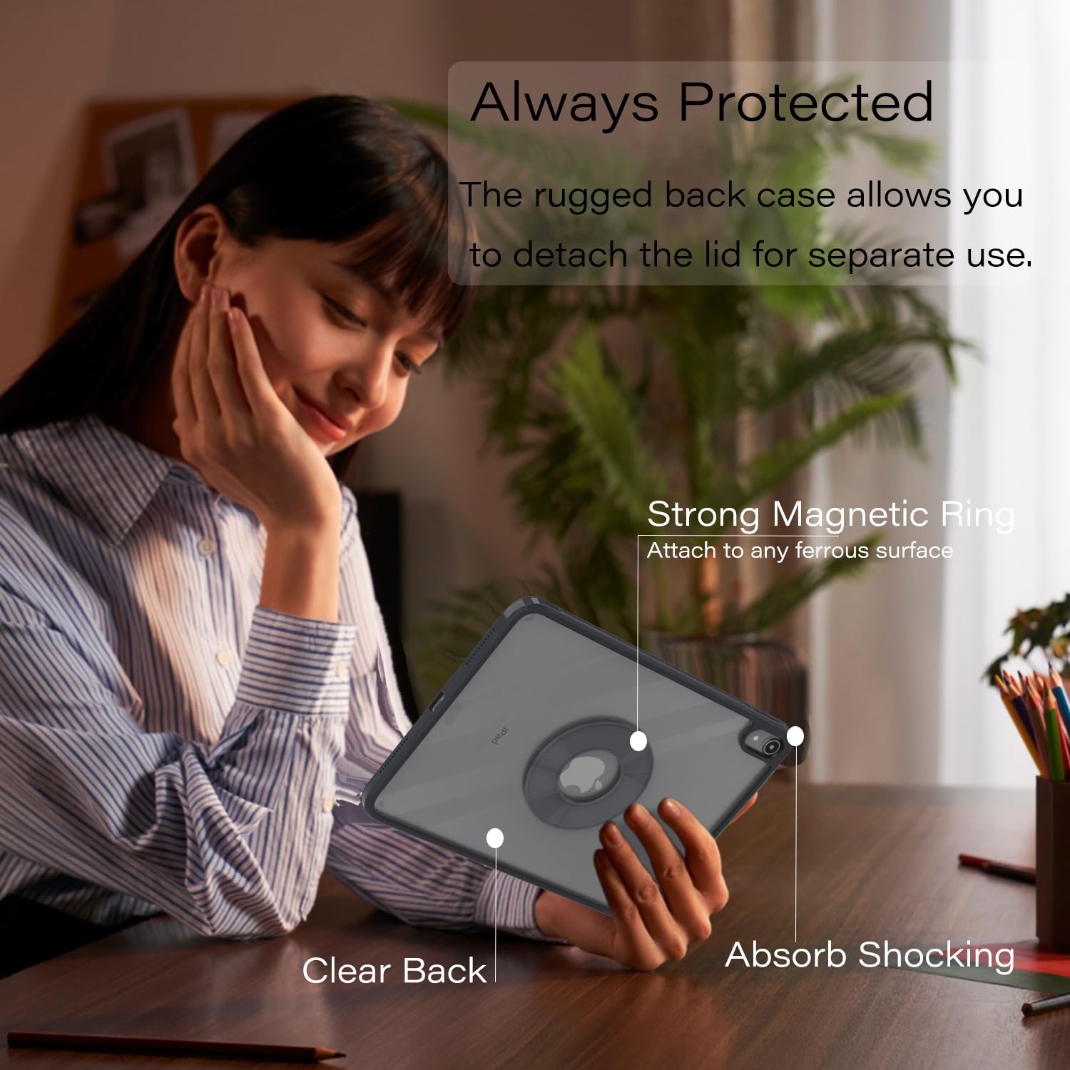 Amazon.com: ZENLU iPad mini 6th 7th Generation Case with Removable