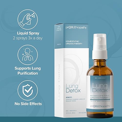 Miniatura 2 de Pulmón Support - Spray oral de 1 fl oz (1.0 fl oz) - Protección respiratoria y eliminación de toxinas - Salud pulmonar mejorada y limpieza natural