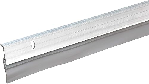 Frost King Barrido de puerta de aluminio y vinilo de alta calidad A5936H de 1-58 pulgadas por 36 pulgadas, plateado (paquete de 2)