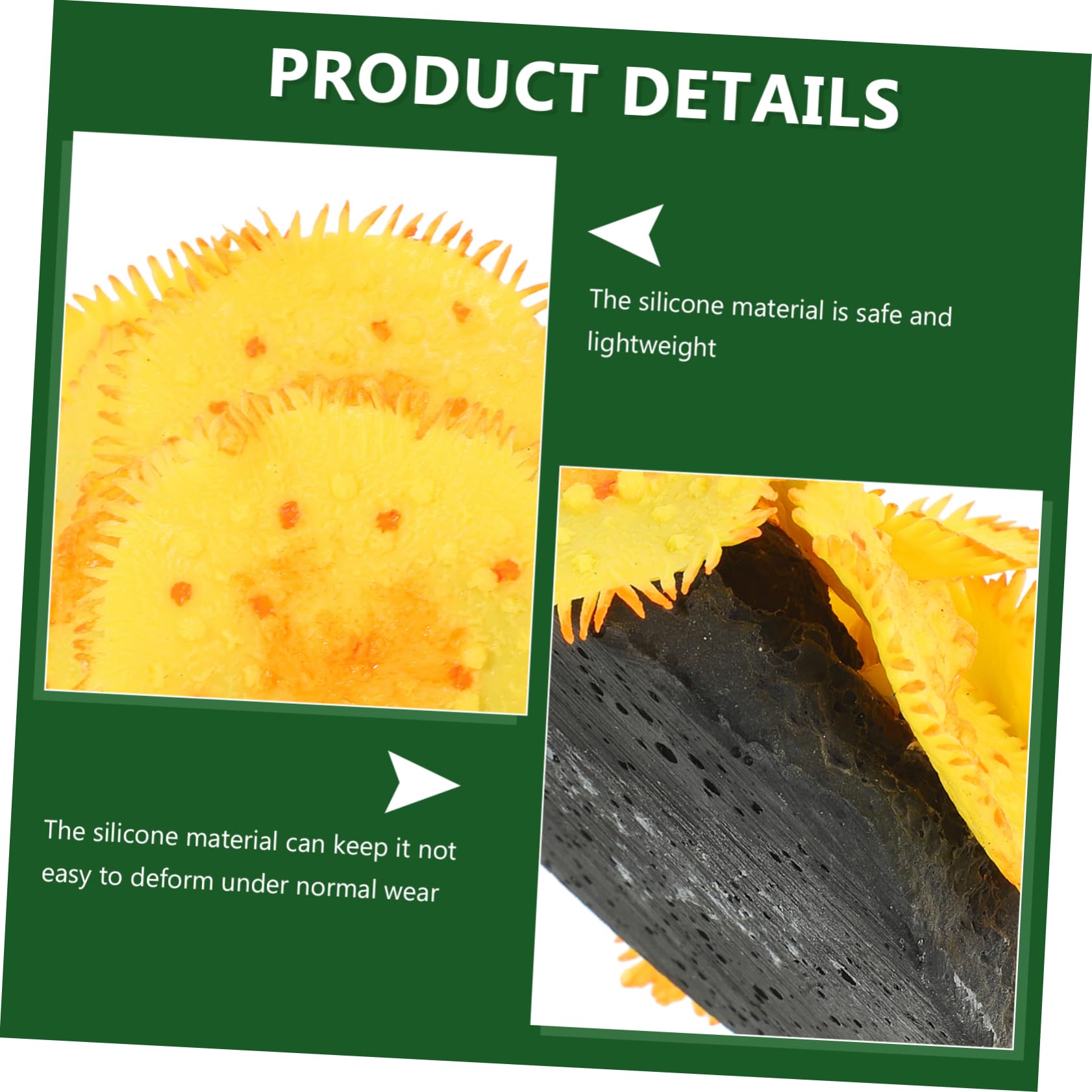 CIYODO Silicone Coral Figurine Fake Coral Sculpture for Fish Tank Decoration Durable Aquarium Accessories Creates Beautiful Underwater Landscape for Aquatic Environments