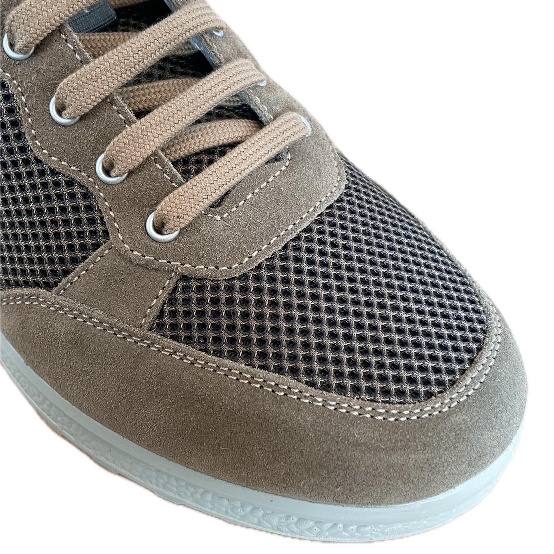 Grisport Scarpe Città Sneaker Argon Uomo Leggere estive in Pelle e Inserti alla Moda in Mesh Soletta Estraibile