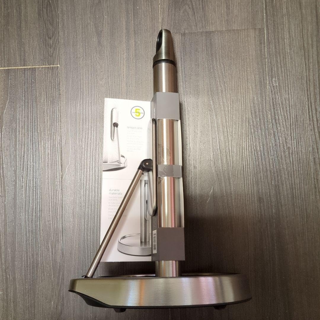 m*様 シンプルヒューマン キッチンペーパーホルダー プレスバー付 KT1161 楽天市場】シンプルヒューマン キッチンペーパーホルダー プレスバー