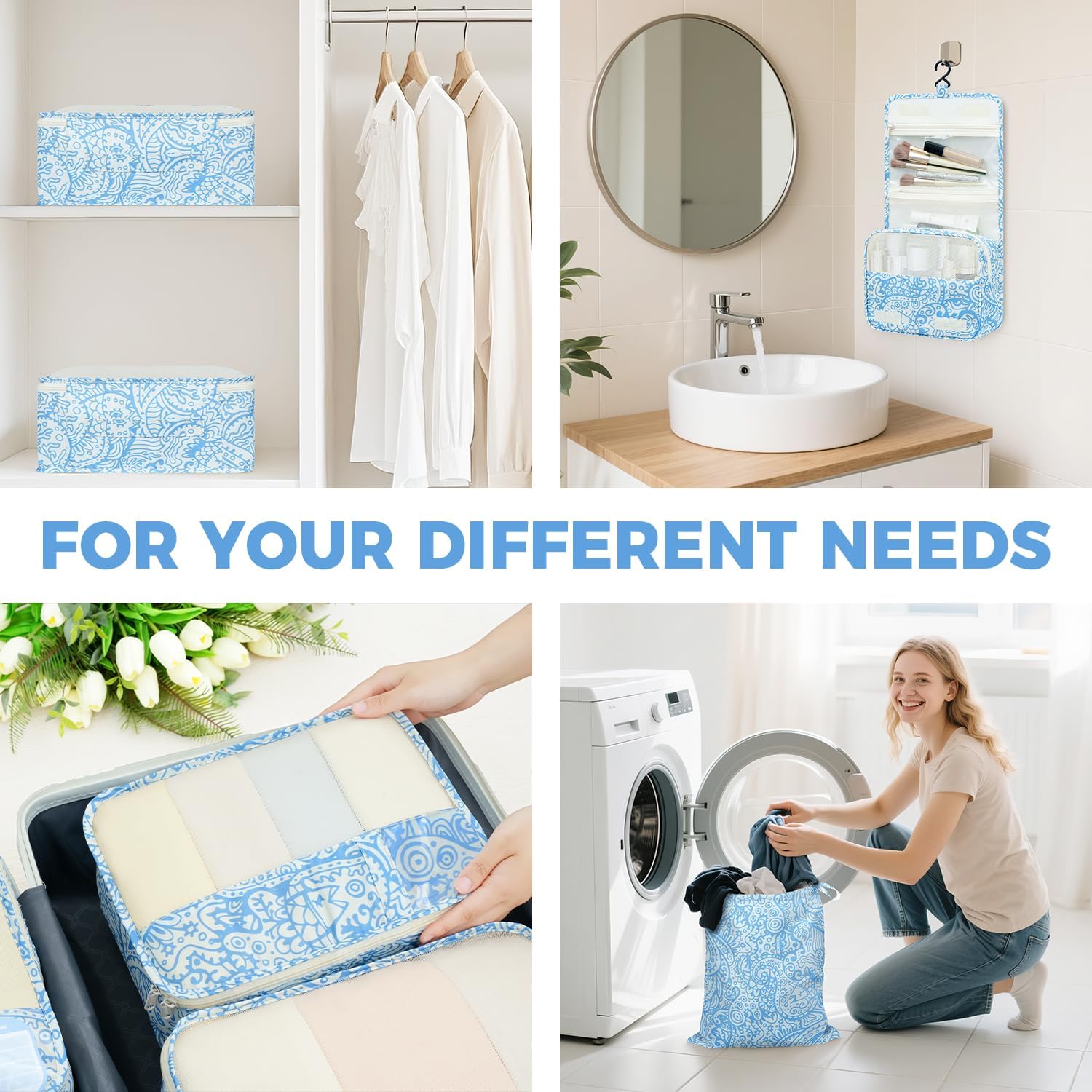 BAGAIL 9 Set Packing Cubes with Packing List Luggage Packing Organizers for Travel Accessories - Image 9