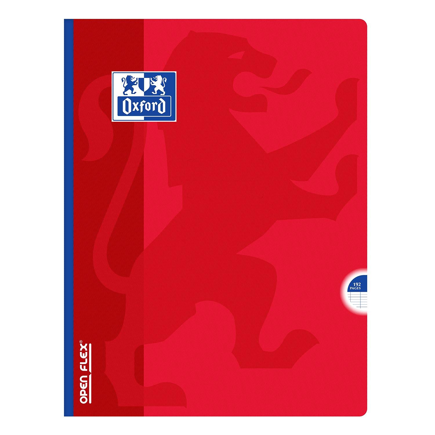 Hamelin – Confezione di 3 quaderni broché Openflex 24 x 32 cm 192 pagine 90 g Rigatura in polipropilene, colori assortiti