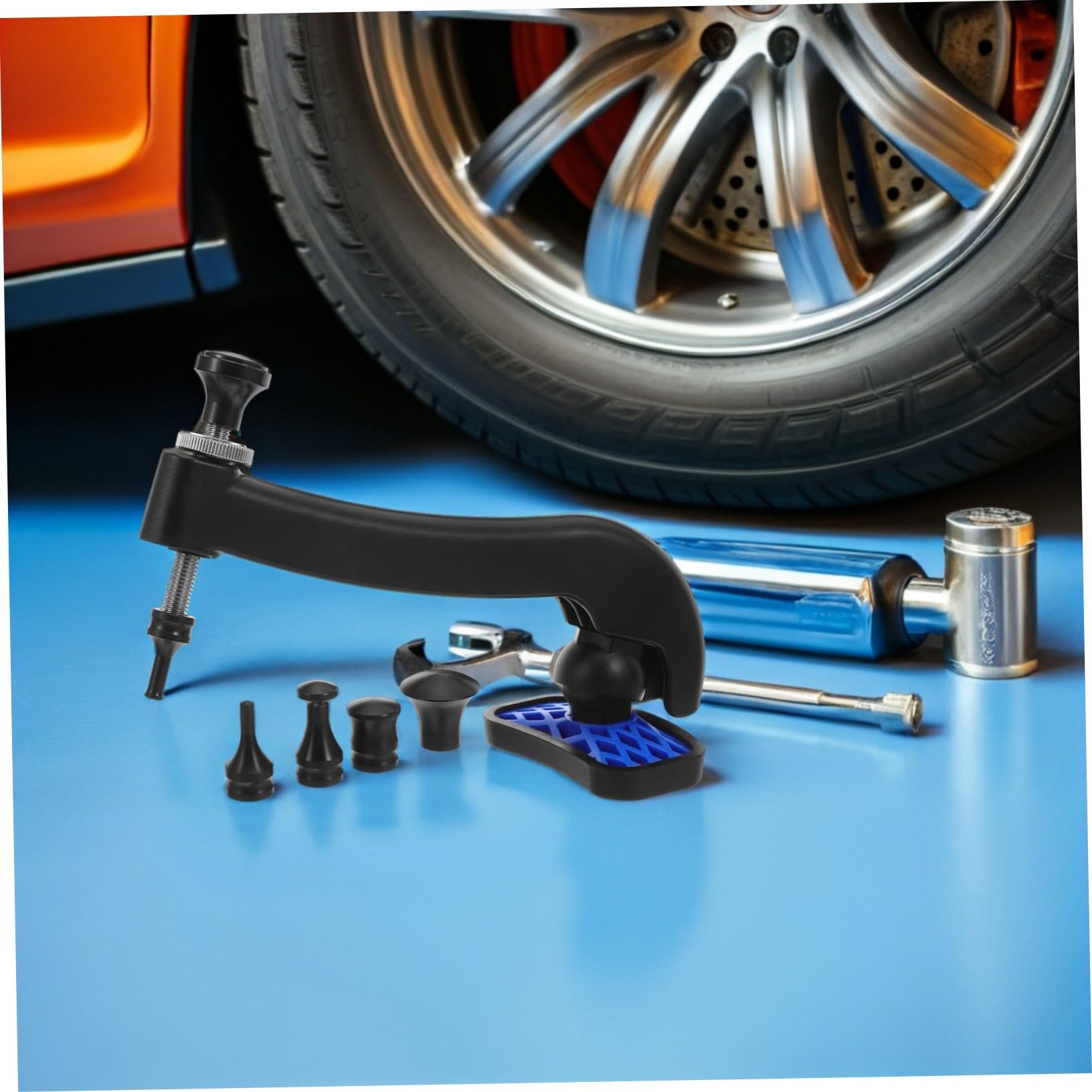 MAGICLULU Pennini per Rimozione Ammaccature Auto in Gomma Kit di Riparazione Carrozzeria per Livellamento Ammaccature Accessori Portatili per Ripristino Pannelli Veicolo
