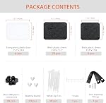 HOMIDEC Organisateur de chaussures, 6 Armoire de rangement Tier 24 Paire étagères en plastique pour Closet Hallway Chambre Entrée