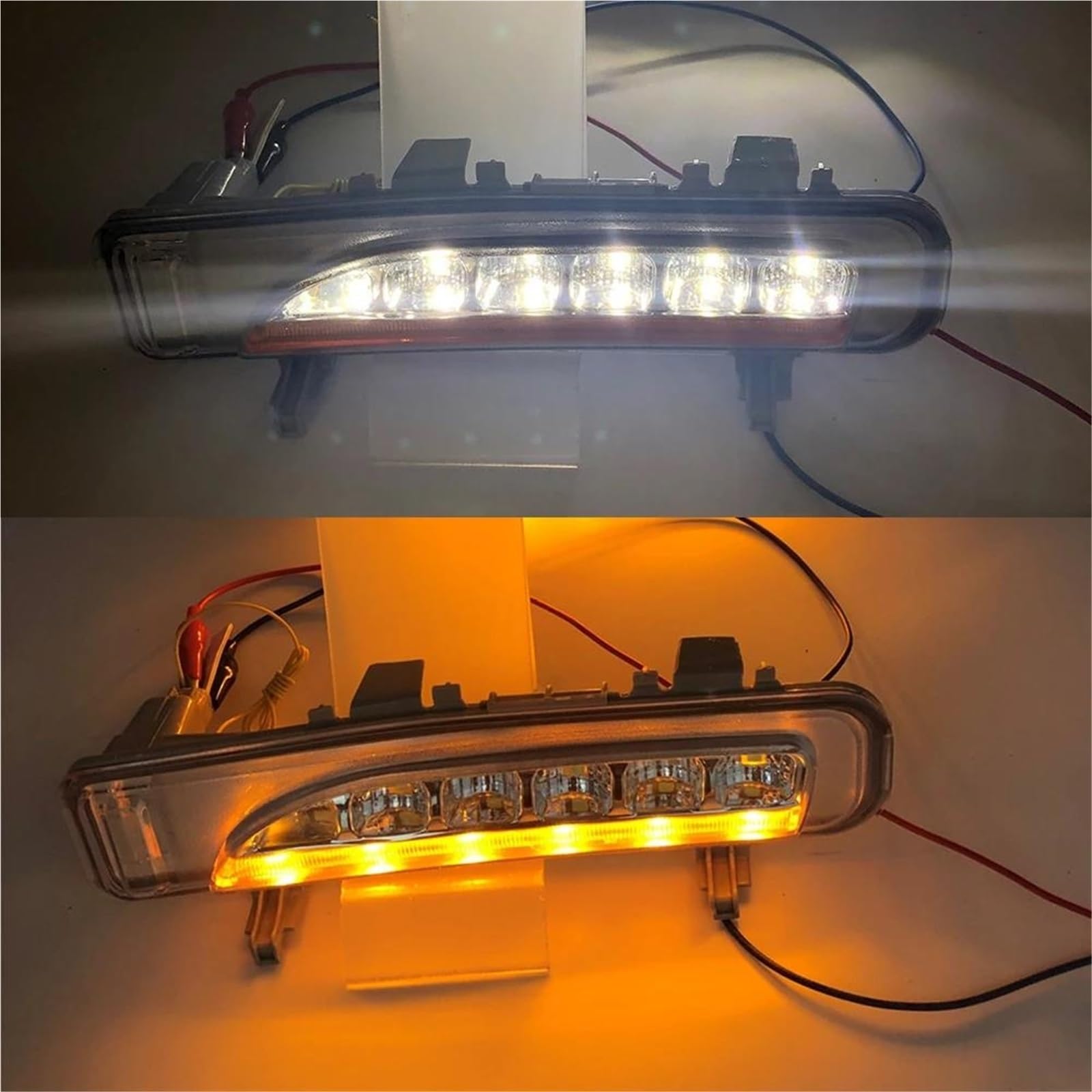 Giro Indicadoras Luz 1 Par De Luces De Circulación Diurna LED DRL ABS De 12 V Con Luces De Señal De Giro Y Lámpara Antiniebla Para Ford Para Edge 2009-2014