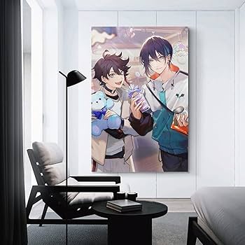 Amazon.co.jp: 絵画 不破湊 三枝明那 黛灰 ポスター アート