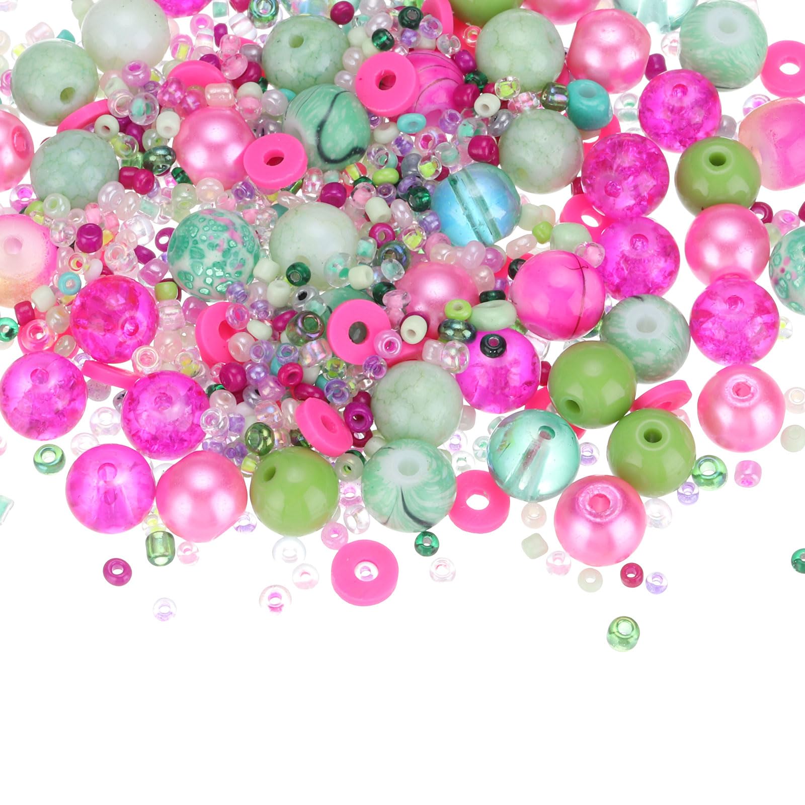 PATIKIL 2-8mm Assorted Glass Resin Beads