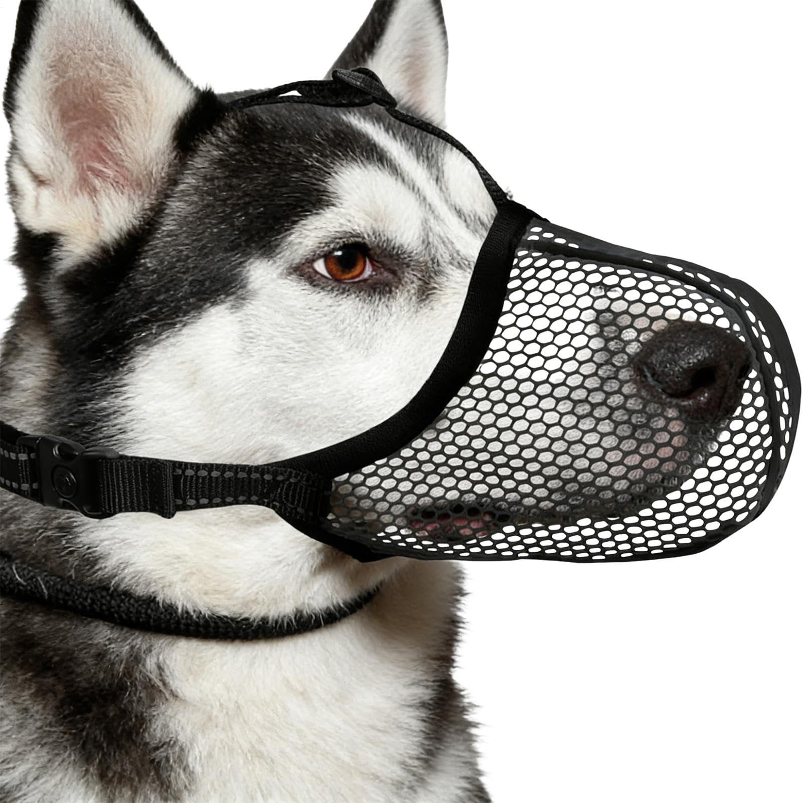 Muzzle for Large Sized Dog Anti-Bark Adjustable Breathable