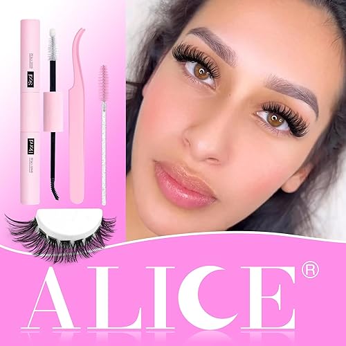 Miniatura 4 de Kit de extensión de pestañas para bricolaje, rizo D, esponjosas, pestañas finas, kit de extensión de pestañas individuales con enlace de pestañas y