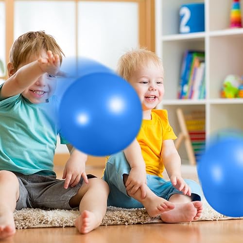 Miniatura 6 de Jexine 10 pelotas de yoga de pilates de 8 pulgadas, mini bolas de ejercicio, pelota de núcleo para yoga, estabilidad, barre dobladora,