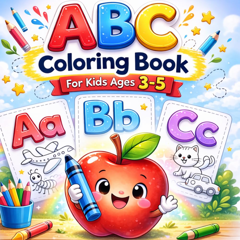 My First Alphabet Coloring Book: ABC Coloring for Curious Kids