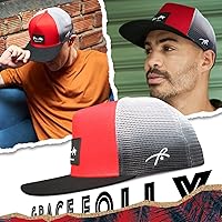 Vista 80 de Grace Folly - Gorra trucker unisex gorra de malla con cierre trasero negro (Black with Fade)