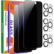 IMBZBK Privacy Screen Protector for iPhone 14 Pro, 3+3 Pack