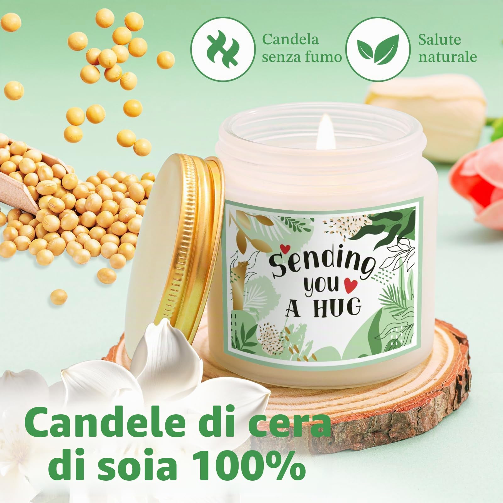 Regalo Donna,Set Regalo per Amica Compleanno,Positiva Idee Regalo Donna Originali, Confezione Regalo Migliore Amica Originale,30 40 50 60 Anni Regalo per Compleanno Amica/Collega/Mamma