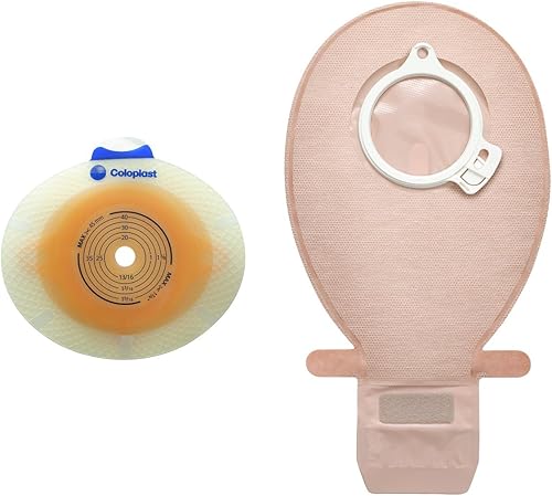COLOPLAST ostomía Pouch, Sensura Two-Piece sistema 112inch stoma extremo cerrado de apertura (# 10164, Caja de 30)